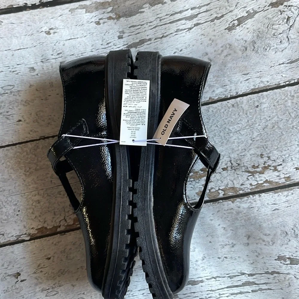 Shiny Faux-Leather Mary-Jane Shoes for Girls - Size 3Y